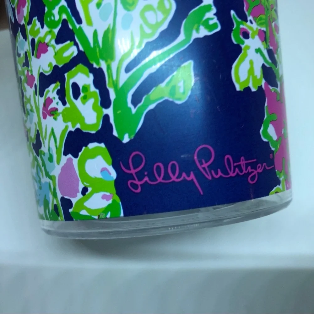 Lilly Pulitzer Plastic Tumbler Floral Print‎